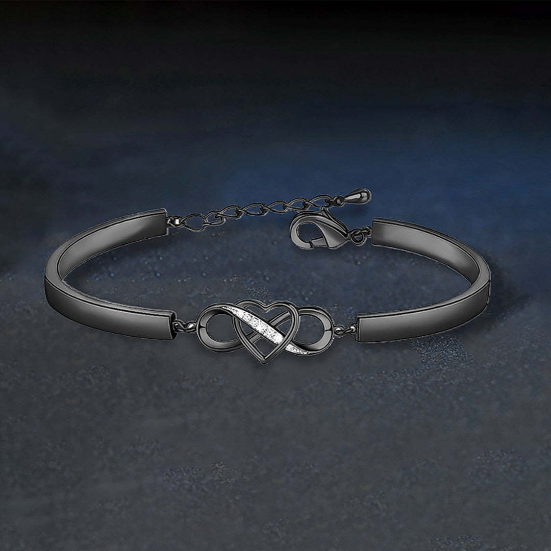 For Friend - Not Sisters By Blood But Sisters By Heart Infinity Bracelet
