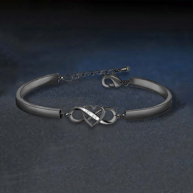 For Friend - Not Sisters By Blood But Sisters By Heart Infinity Bracelet