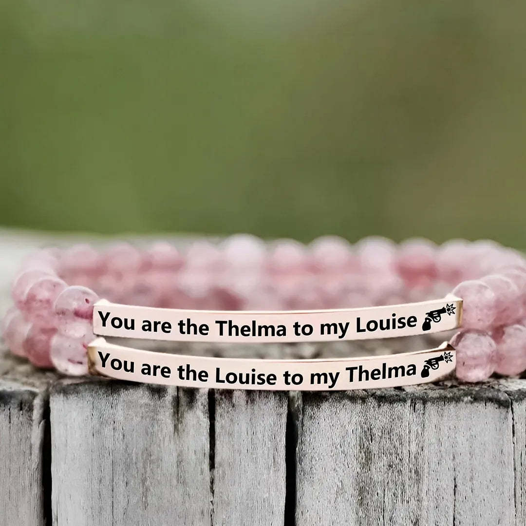 FOR FRIEND - RIDE OR DIE BEAD LETTERING BRACELET