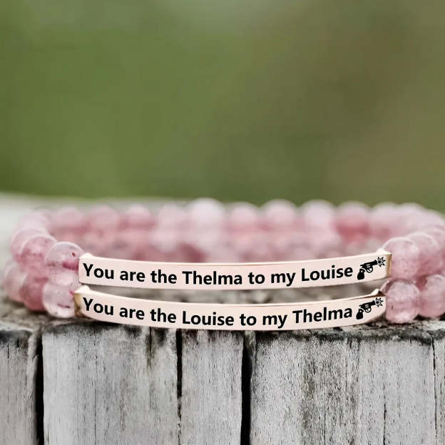 FOR FRIEND - RIDE OR DIE BEAD LETTERING BRACELET
