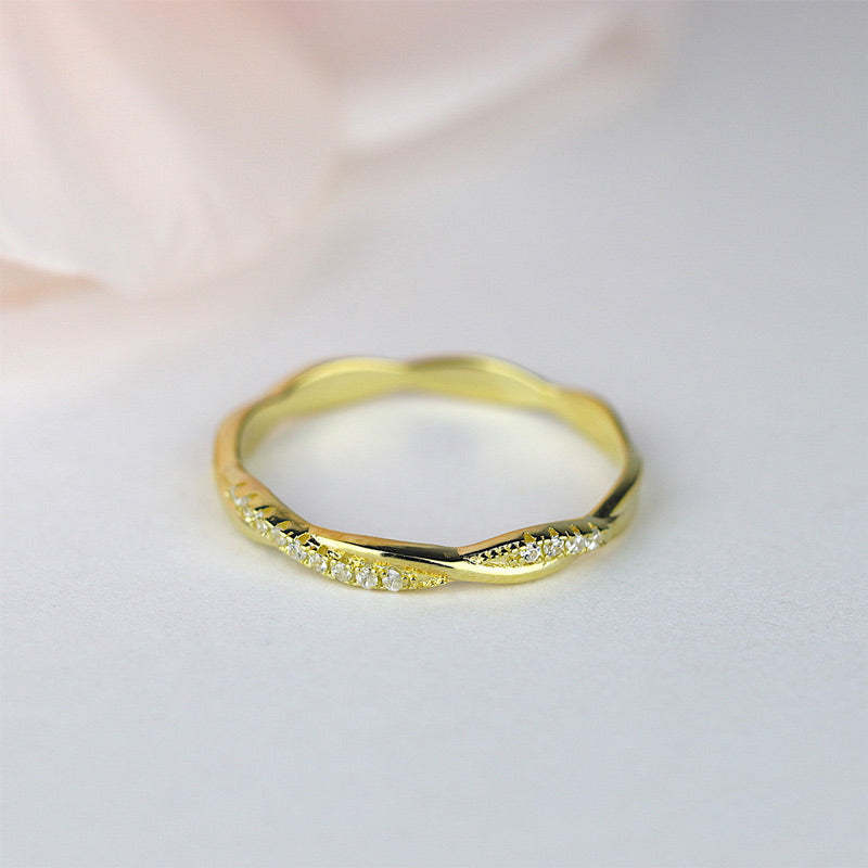 For Love - S925 I Love You Until Infinity Runs Out Twists And Turns Ring