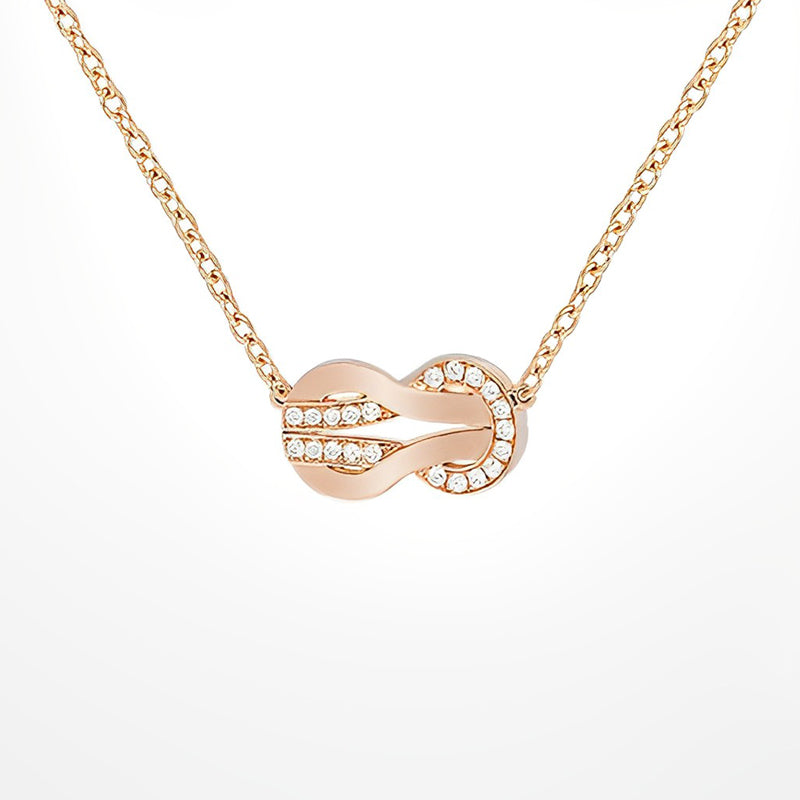 For Daughter - S925 Mother & Daughter Forever Linked Together Knot Necklace