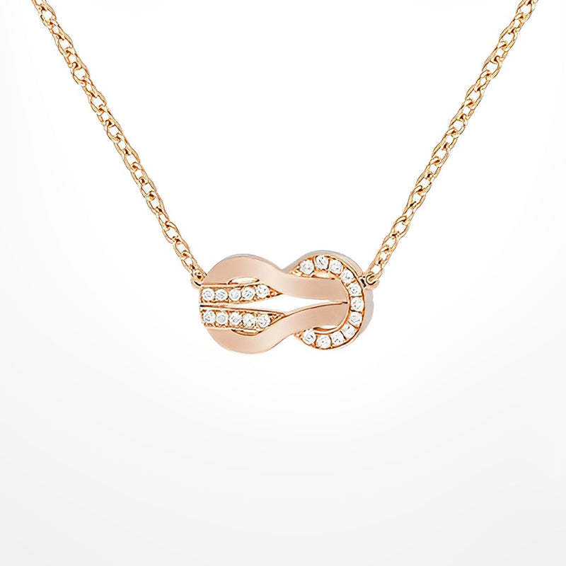 For Daughter - S925 Mother & Daughter Forever Linked Together Knot Necklace