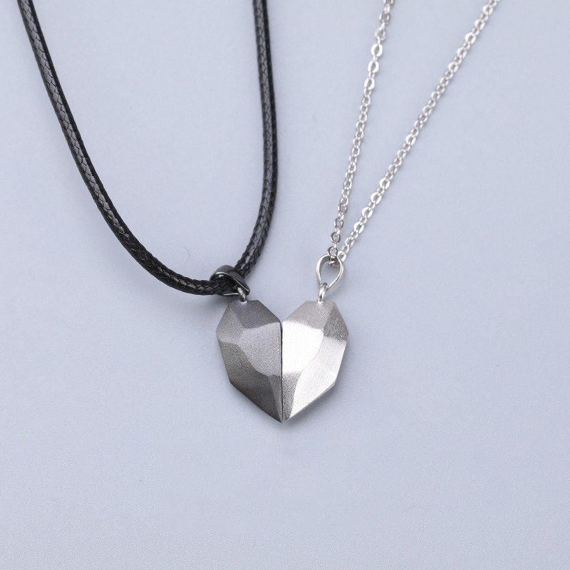 For Love - We Are Meant to Be Together Attractive Couple Necklace