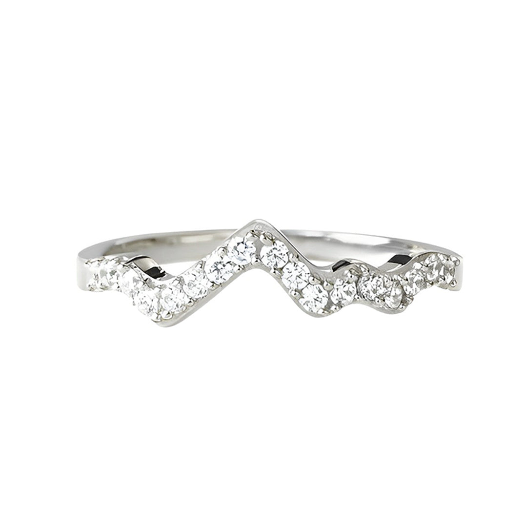 S925 Even Though Life May be Hard Right Now It'll be Beautiful When You Get to The Top Ring in Rose Gold