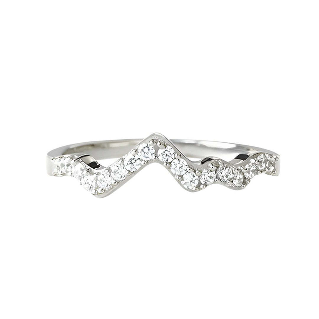 S925 Even Though Life May be Hard Right Now It'll be Beautiful When You Get to The Top Ring in Rose Gold
