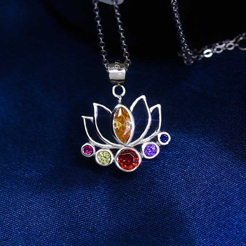 S925 2022 Free to Begin Again Lotus Necklace