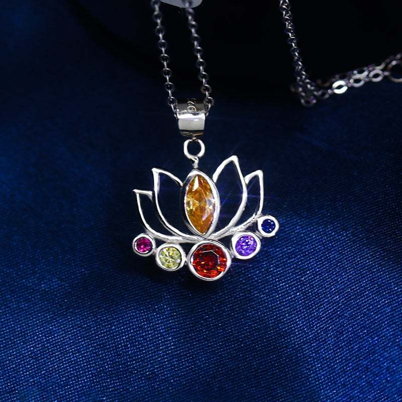S925 2022 Free to Begin Again Lotus Necklace