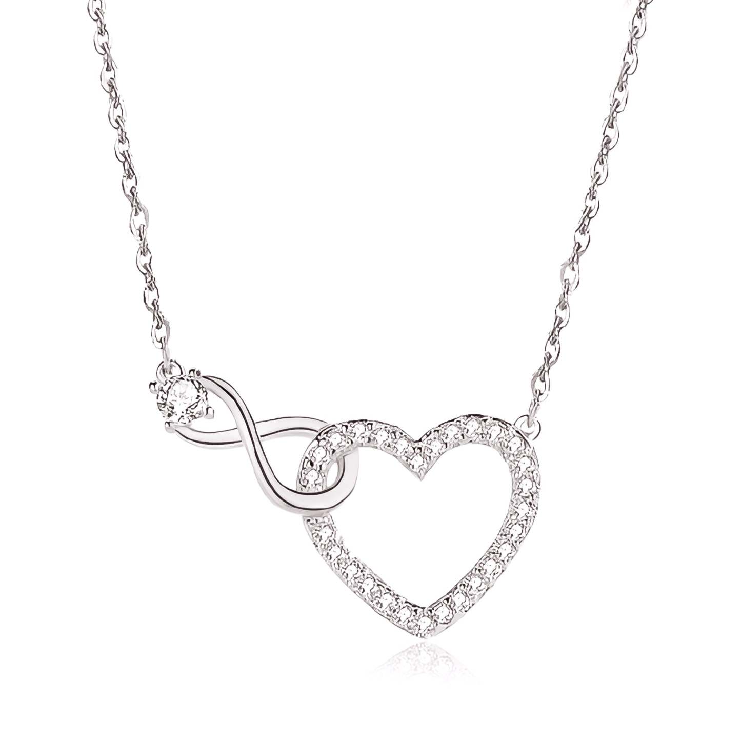For Daughter - S925 I Love You Until Infinity Runs Out Necklace