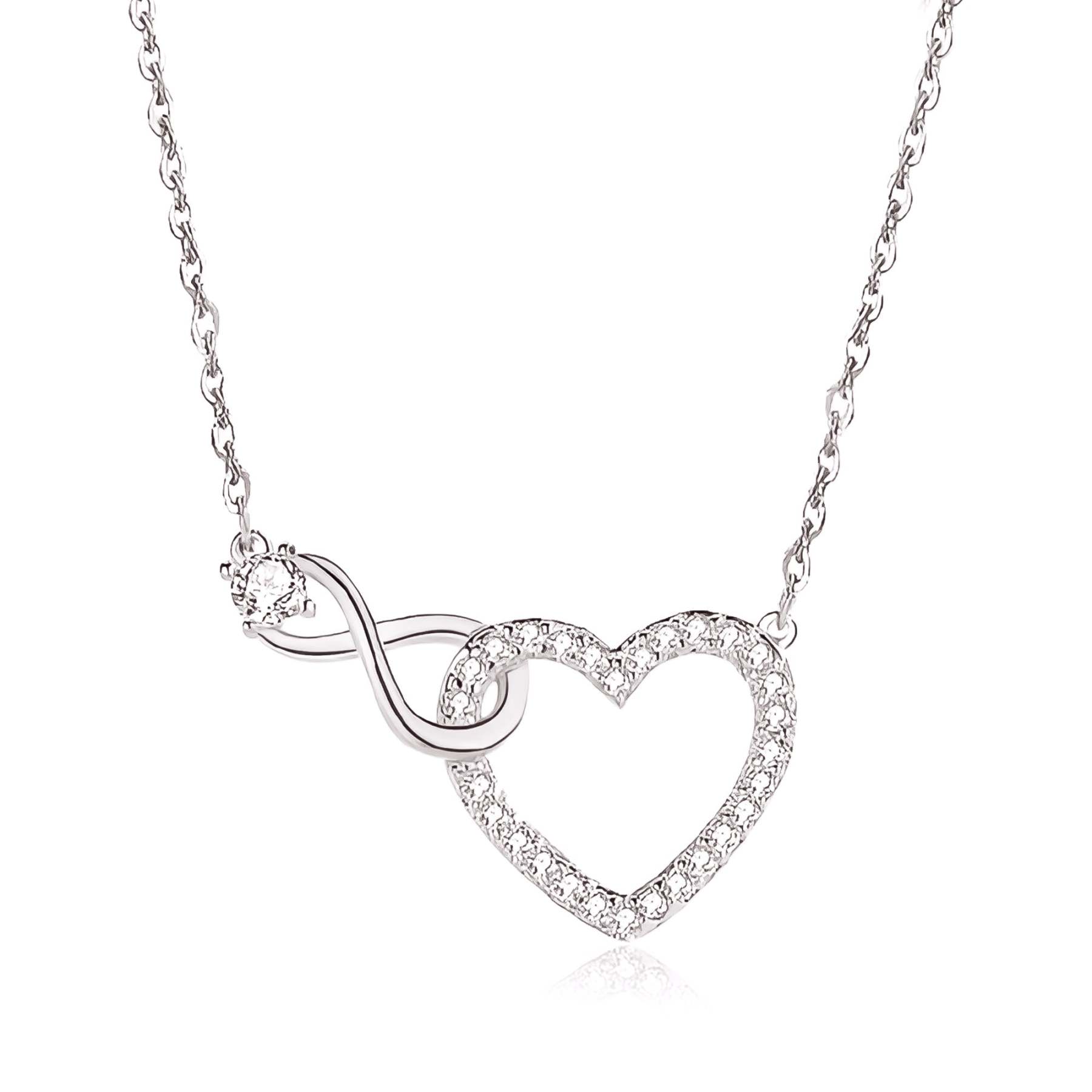 For Daughter - S925 I Love You Until Infinity Runs Out Necklace
