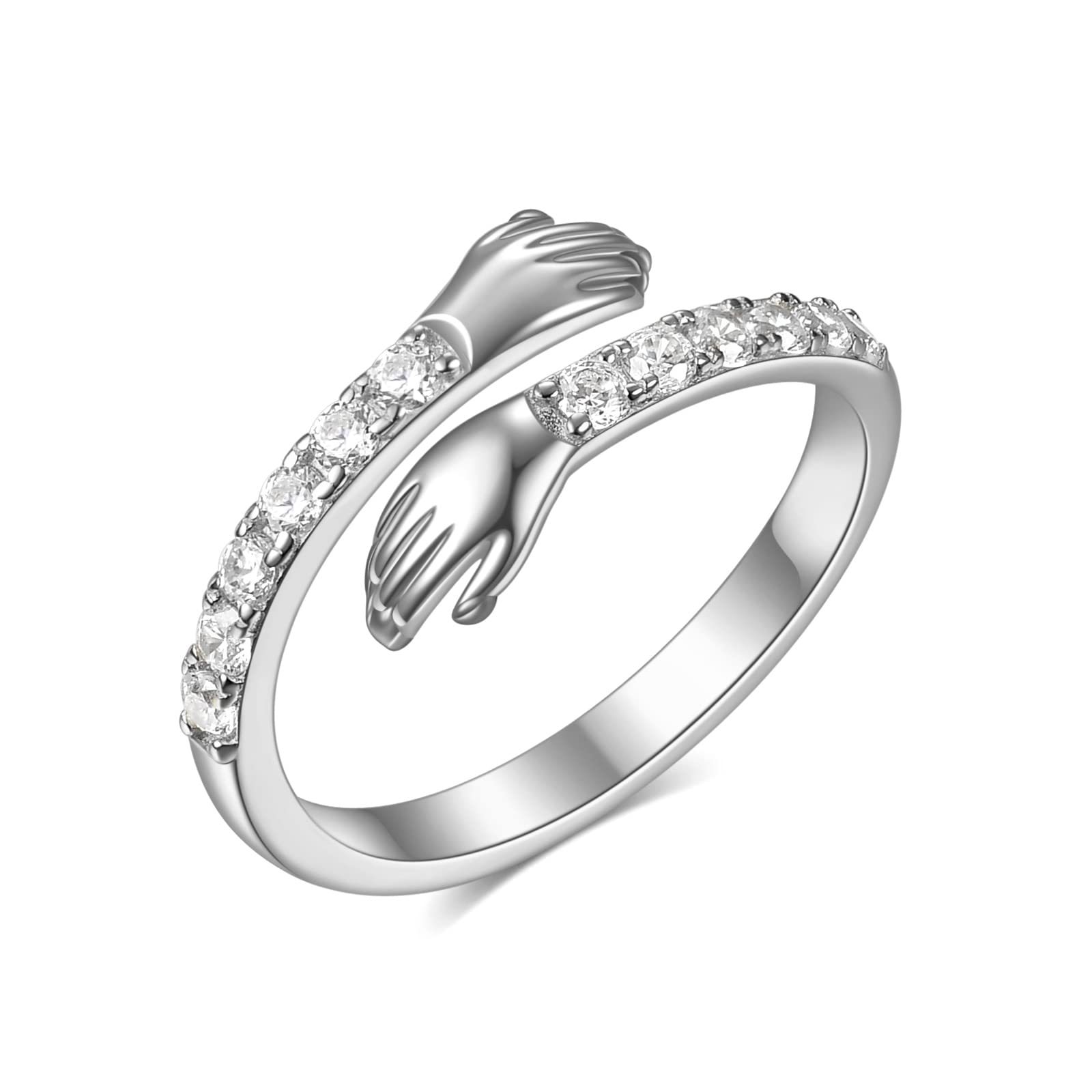 For Granddaughter - Filled It with My Love and Light Hug Ring