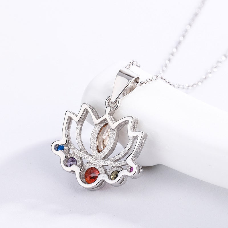 S925 2022 Free to Begin Again Lotus Necklace