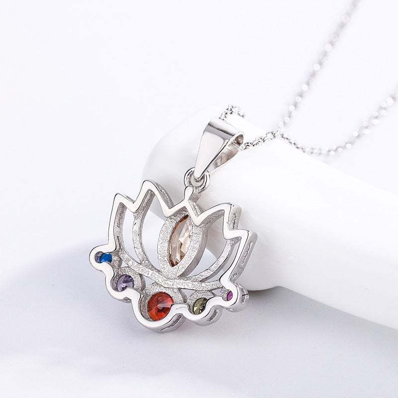 S925 2022 Free to Begin Again Lotus Necklace