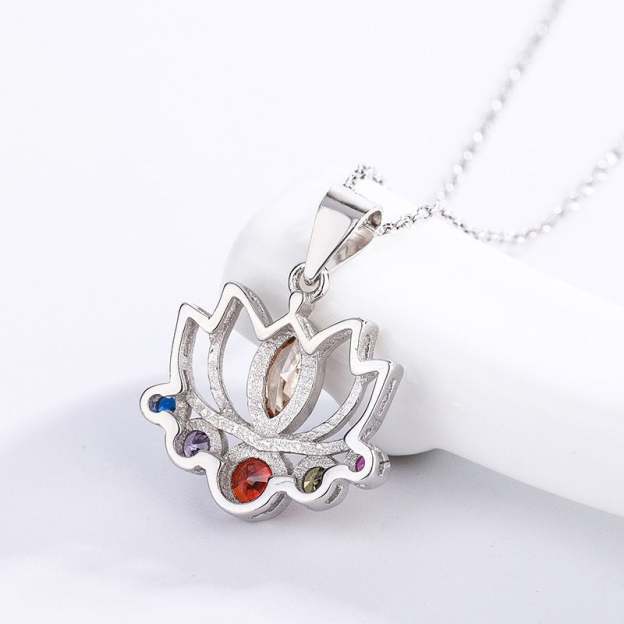 S925 2022 Free to Begin Again Lotus Necklace