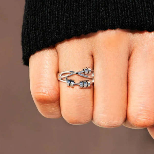 For Daughter - Drive Away Your Anxiety Beads Fidget Ring