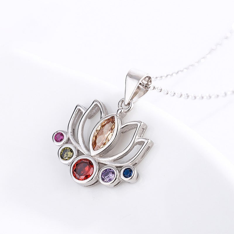 S925 2022 Free to Begin Again Lotus Necklace