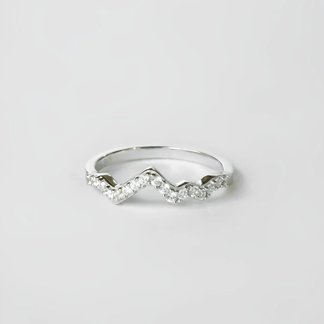 S925 Even Though Life May be Hard Right Now It'll be Beautiful When You Get to The Top Ring
