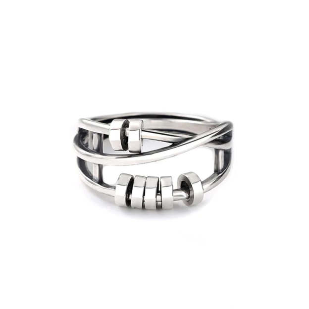For Daughter - Drive Away Your Anxiety Beads Fidget Ring