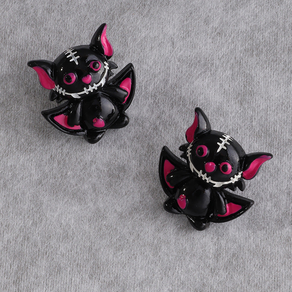 Ghost Face Pumpkin Ghost Reaper Stud Earrings
