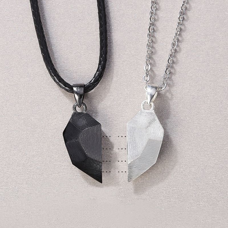 For Love - We Are Meant to Be Together Attractive Couple Necklace