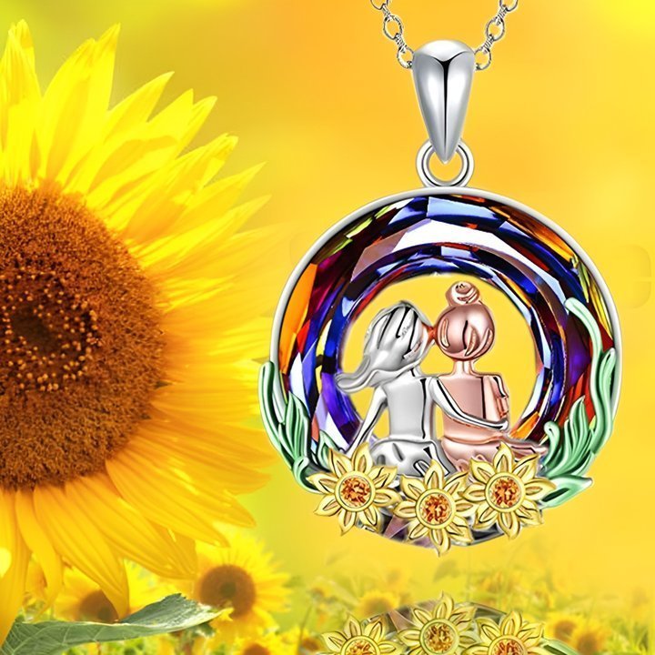 For Sister - S925 You will Always Have Me Crystal Necklace