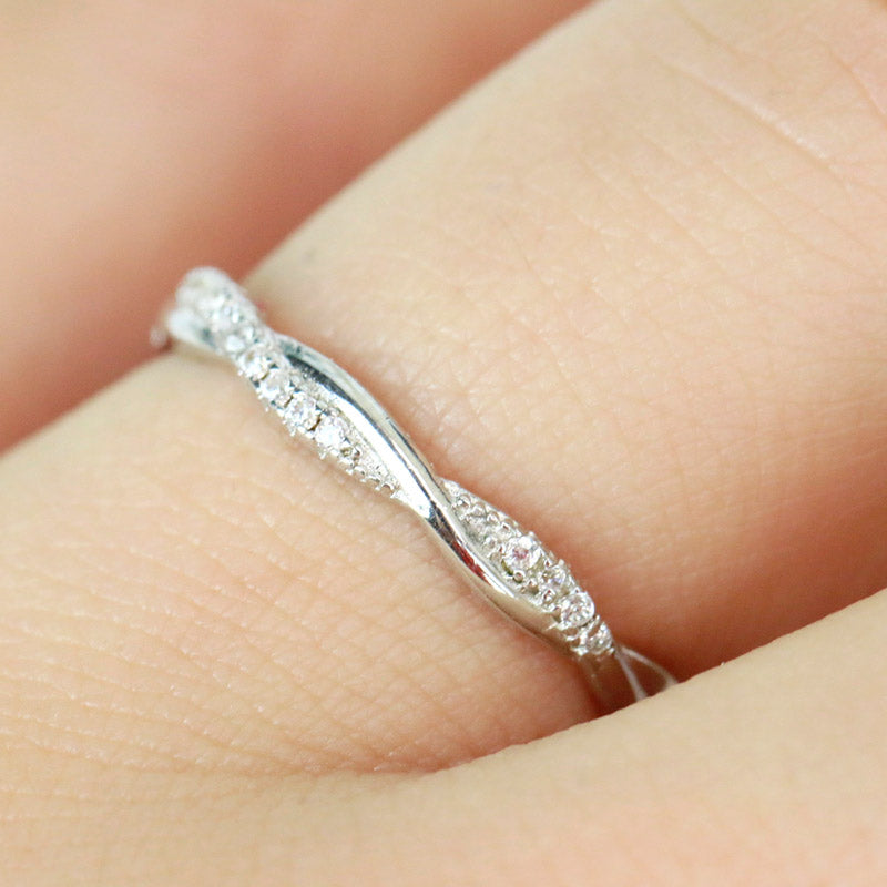 For Love - S925 I Love You Until Infinity Runs Out Twists And Turns Ring