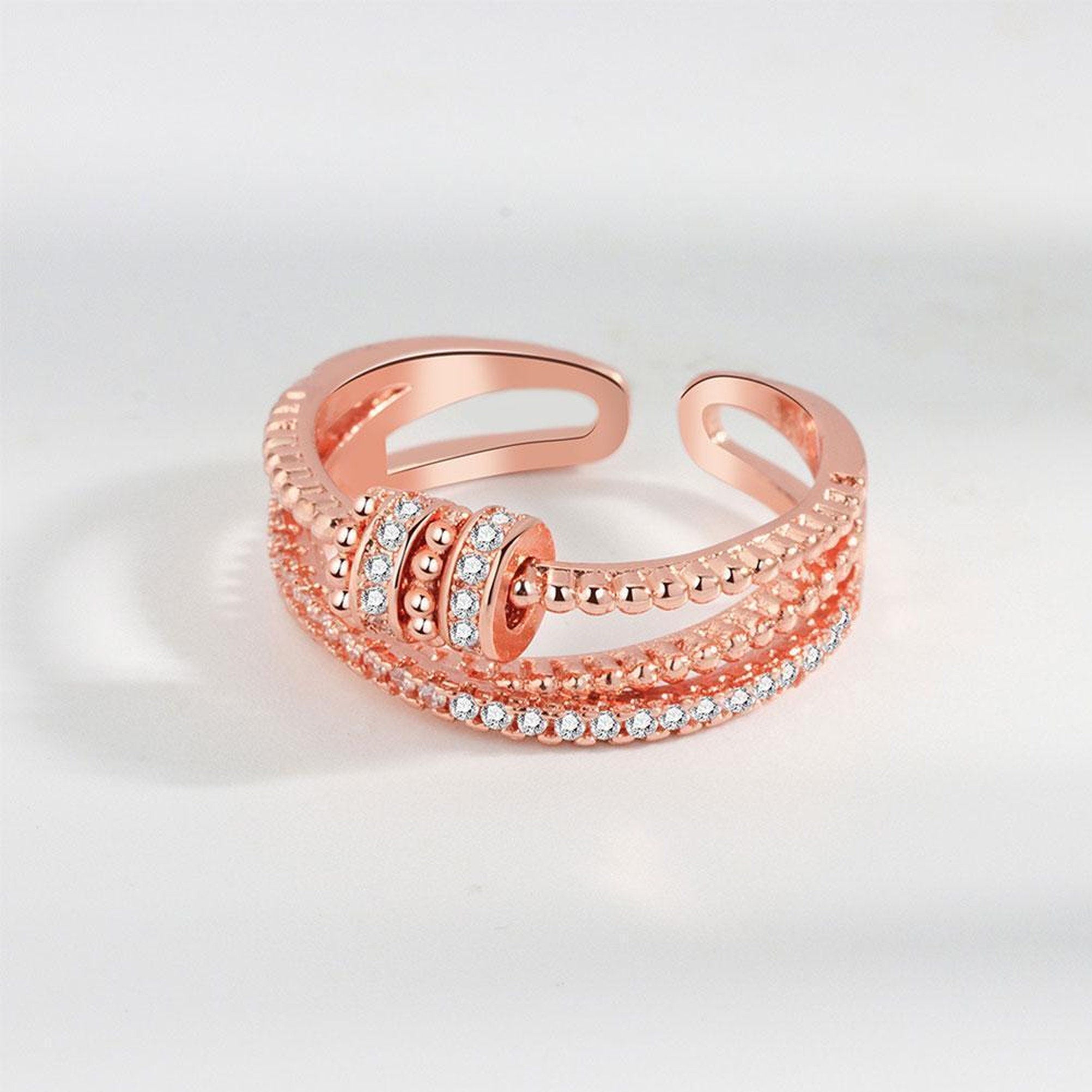 For Daughter - S925 Drive Away Your Anxiety Fidget Ring