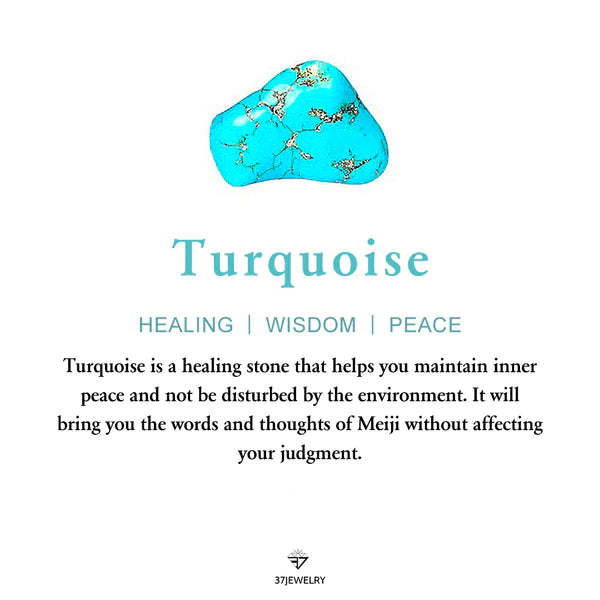 S925 Teardrop Turquoise Ring