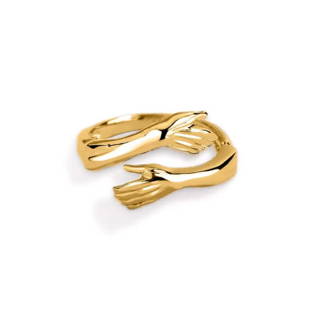 For Daughter - S925 This Hug Ring is A Reminder That I am Always Here for You Hug Ring