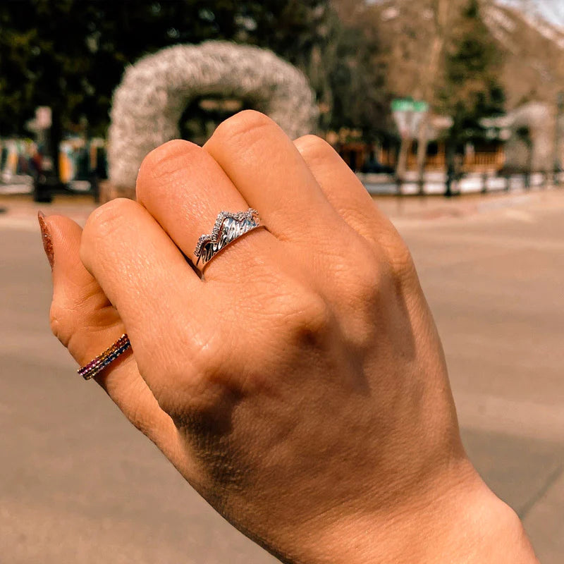 S925 Life May Not Get Easier but You Always Get Stronger Ring