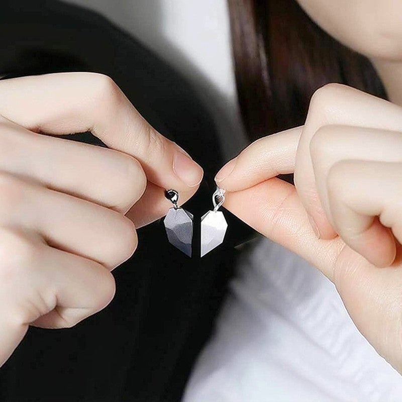 For Love - We Are Meant to Be Together Attractive Couple Necklace