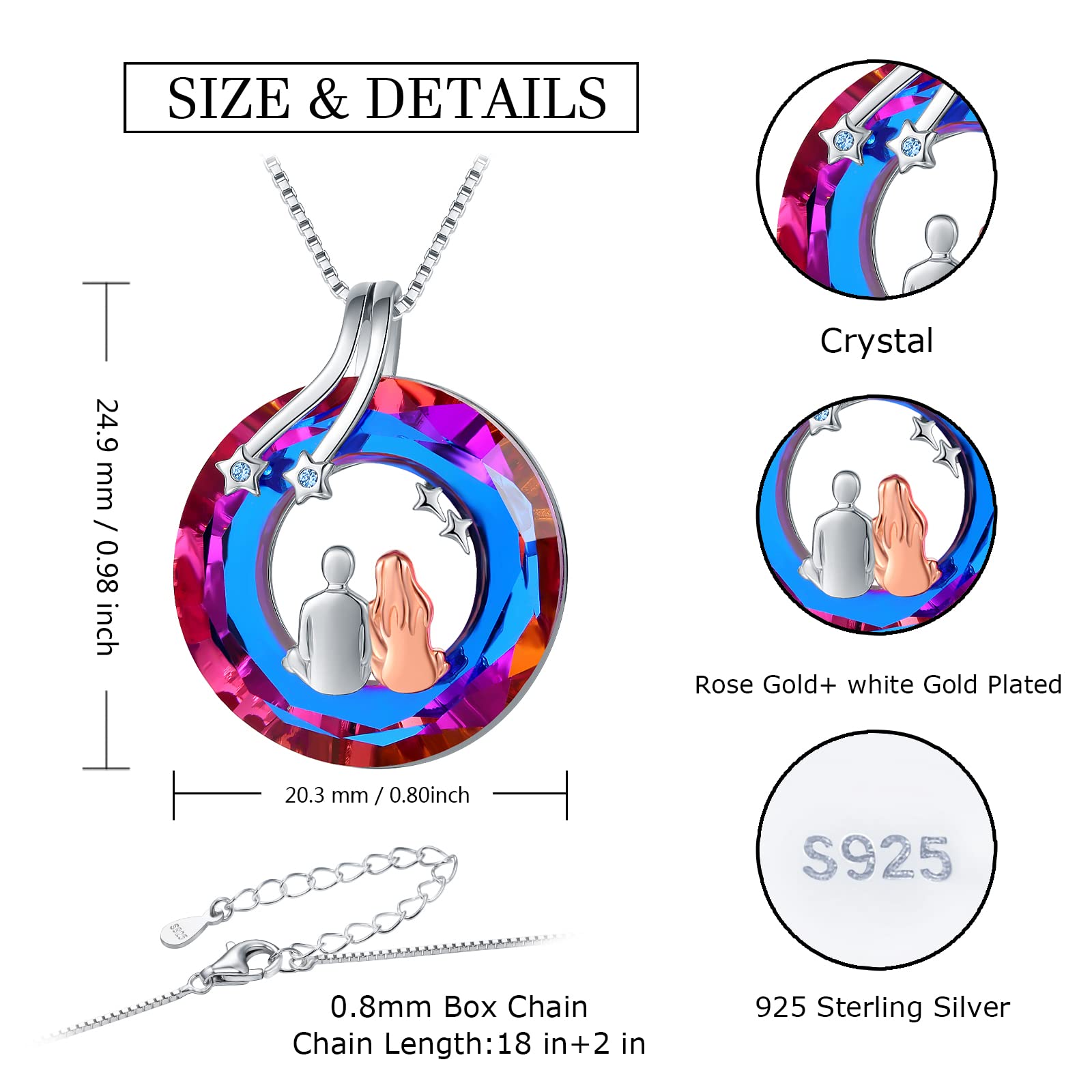For Love - S925 How Special You are Couple Love Star Necklace