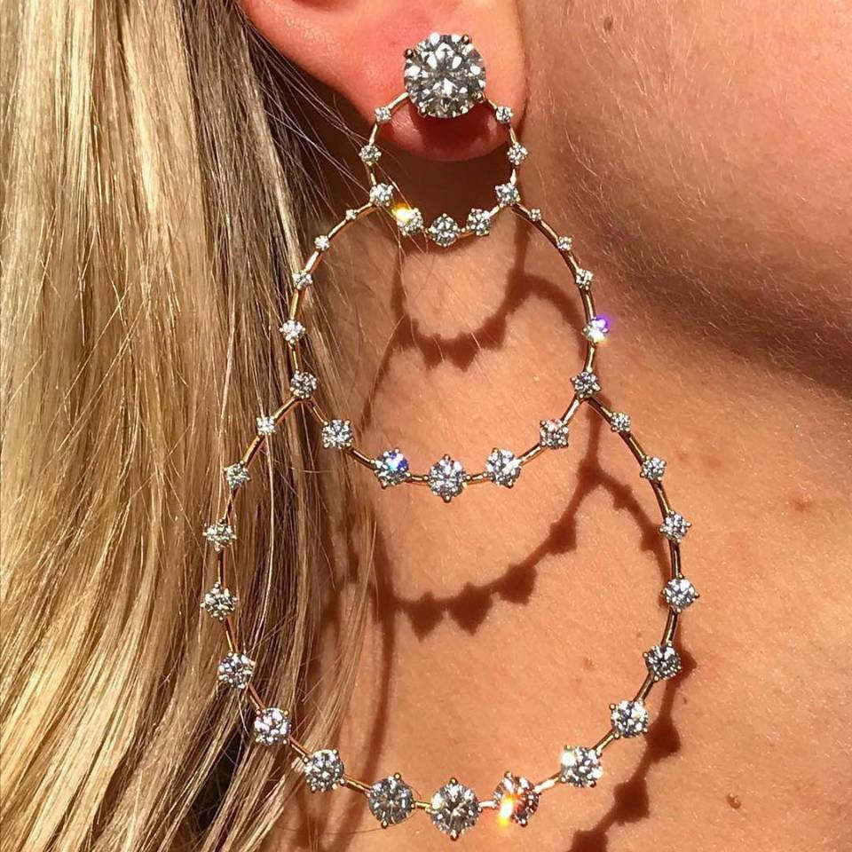 Round Diamond Earrings