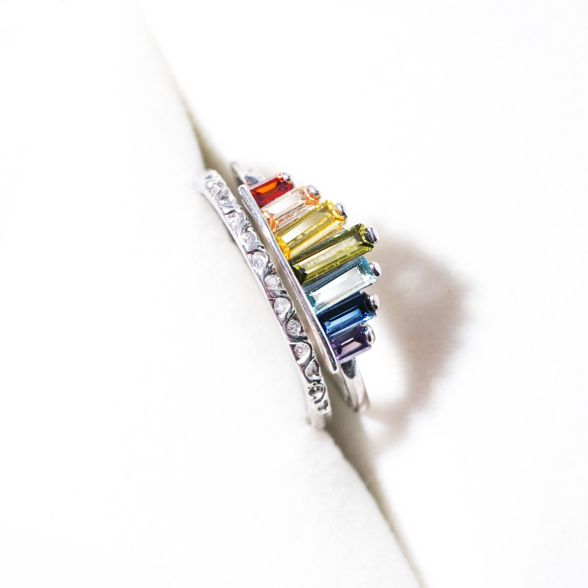 S925 Rainbow Ring