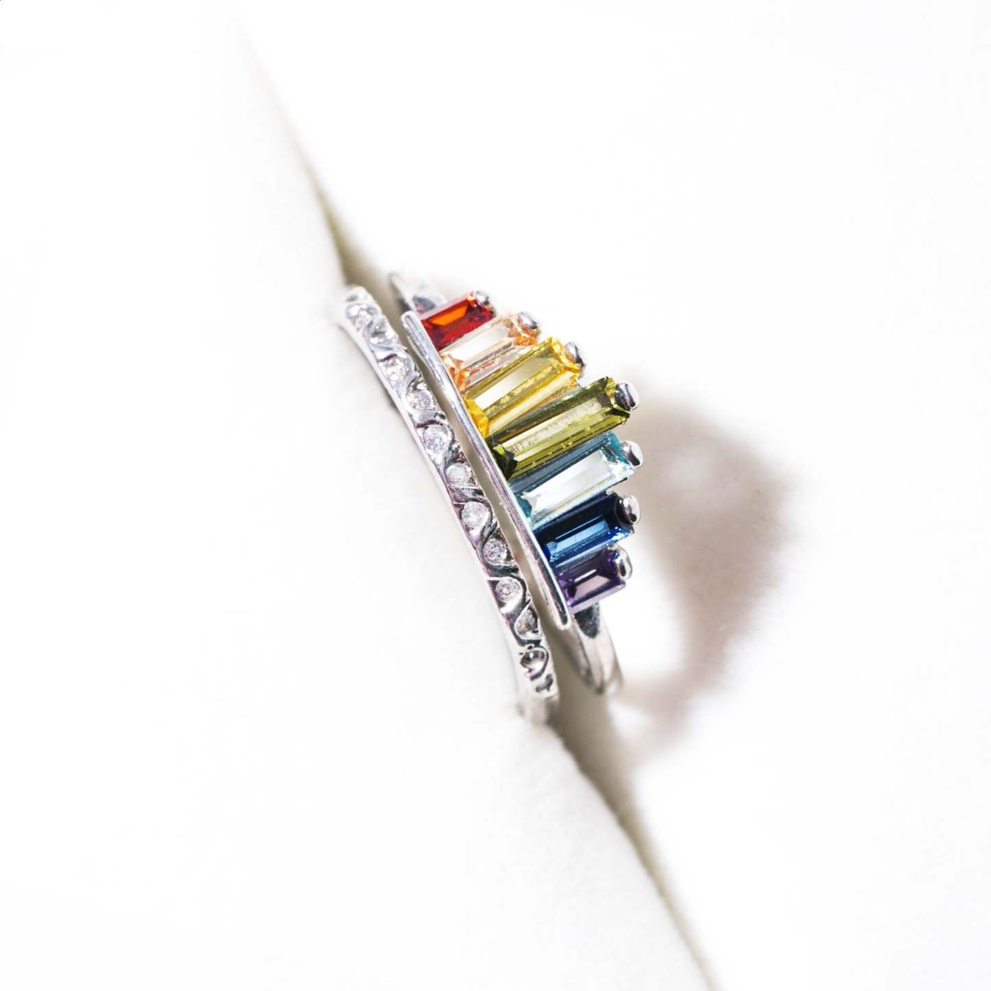S925 Rainbow Ring