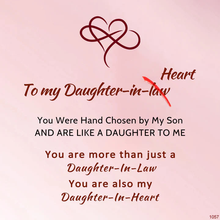 For Daughter-in-law - You Are Also My Daughter-in-heart Heart Bracelet