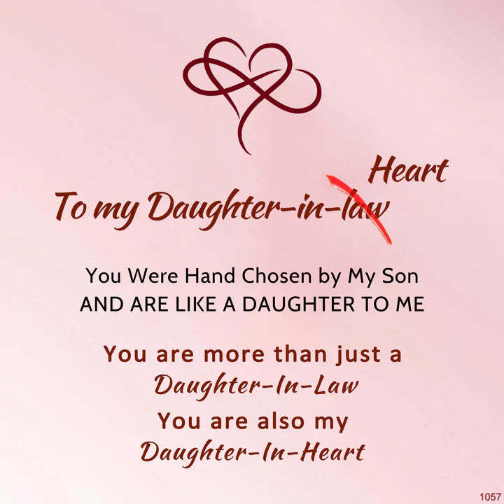 For Daughter-in-law - You Are Also My Daughter-in-heart Heart Bracelet