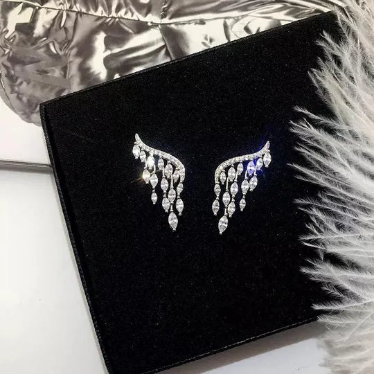 S925 Angel Wings Diamond Jewelry