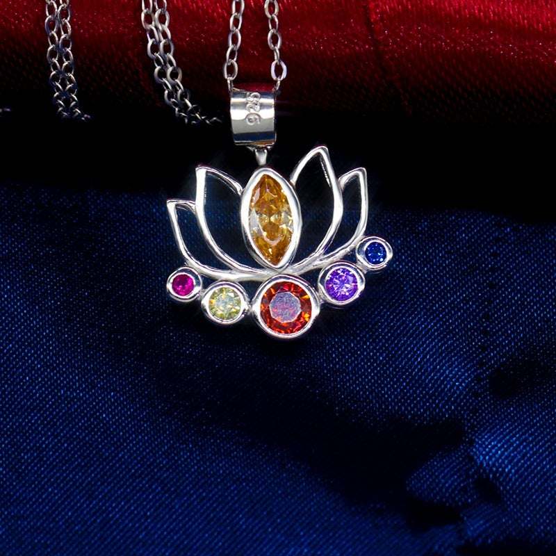 S925 2022 Free to Begin Again Lotus Necklace