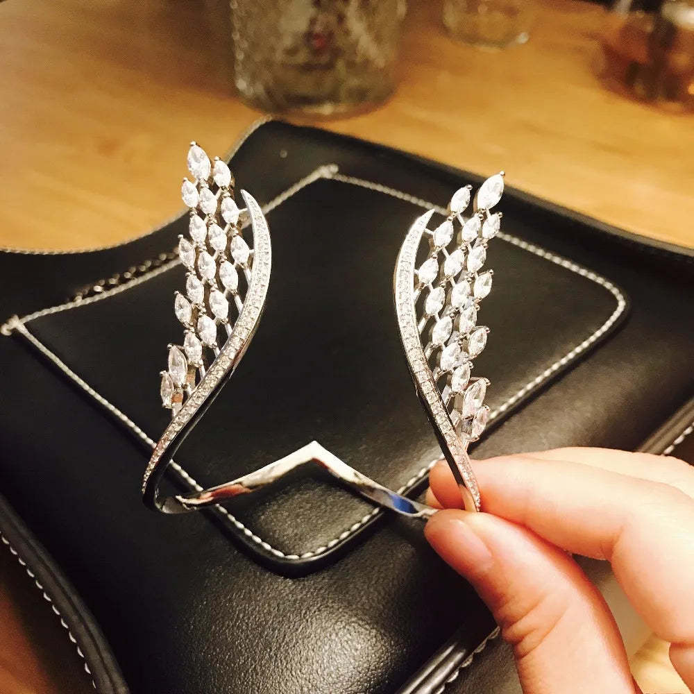 S925 Angel Wings Diamond Jewelry