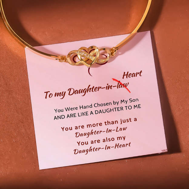 For Daughter-in-law - You Are Also My Daughter-in-heart Heart Bracelet