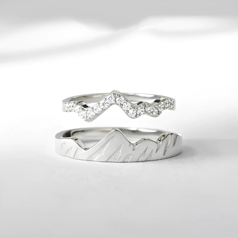 S925 Even Though Life May be Hard Right Now It'll be Beautiful When You Get to The Top Ring