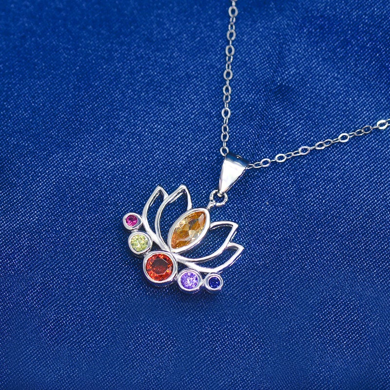 S925 2022 Free to Begin Again Lotus Necklace