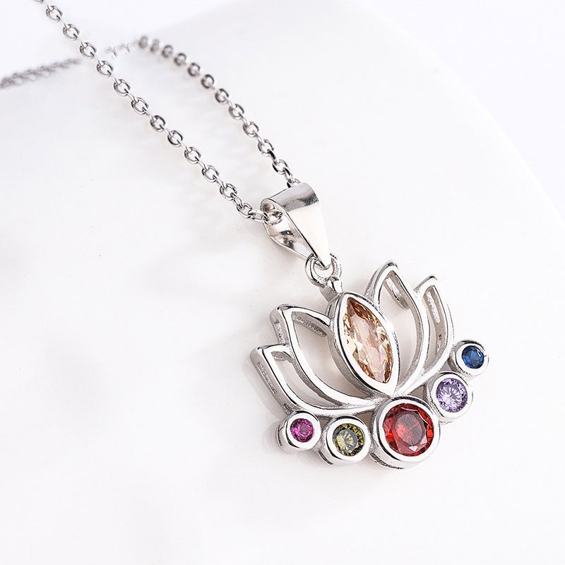S925 2022 Free to Begin Again Lotus Necklace
