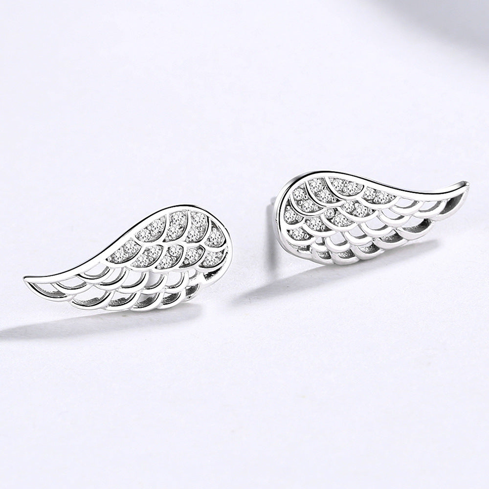 S925 Angel's Wing Earrings