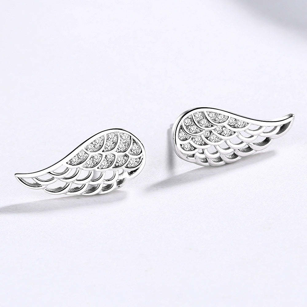 S925 Angel's Wing Earrings