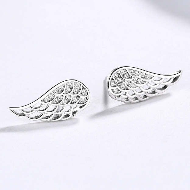 S925 Angel's Wing Earrings