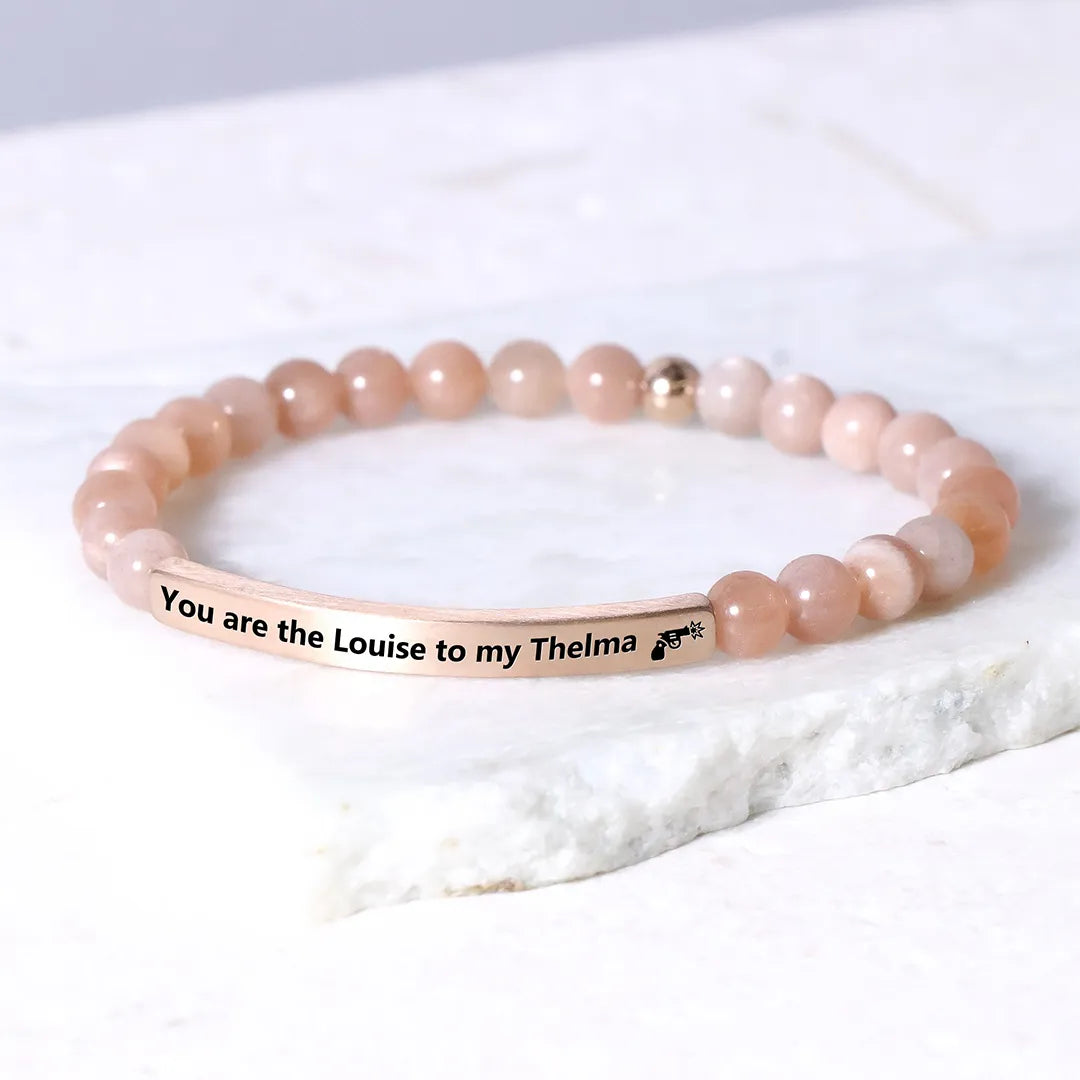 FOR FRIEND - RIDE OR DIE BEAD LETTERING BRACELET