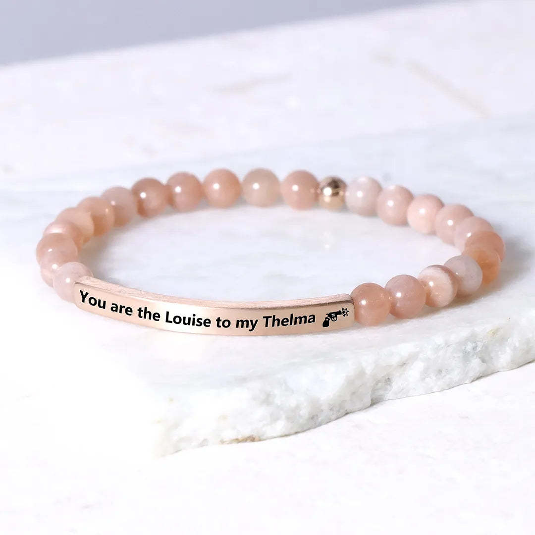 FOR FRIEND - RIDE OR DIE BEAD LETTERING BRACELET