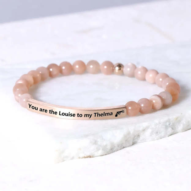 FOR FRIEND - RIDE OR DIE BEAD LETTERING BRACELET